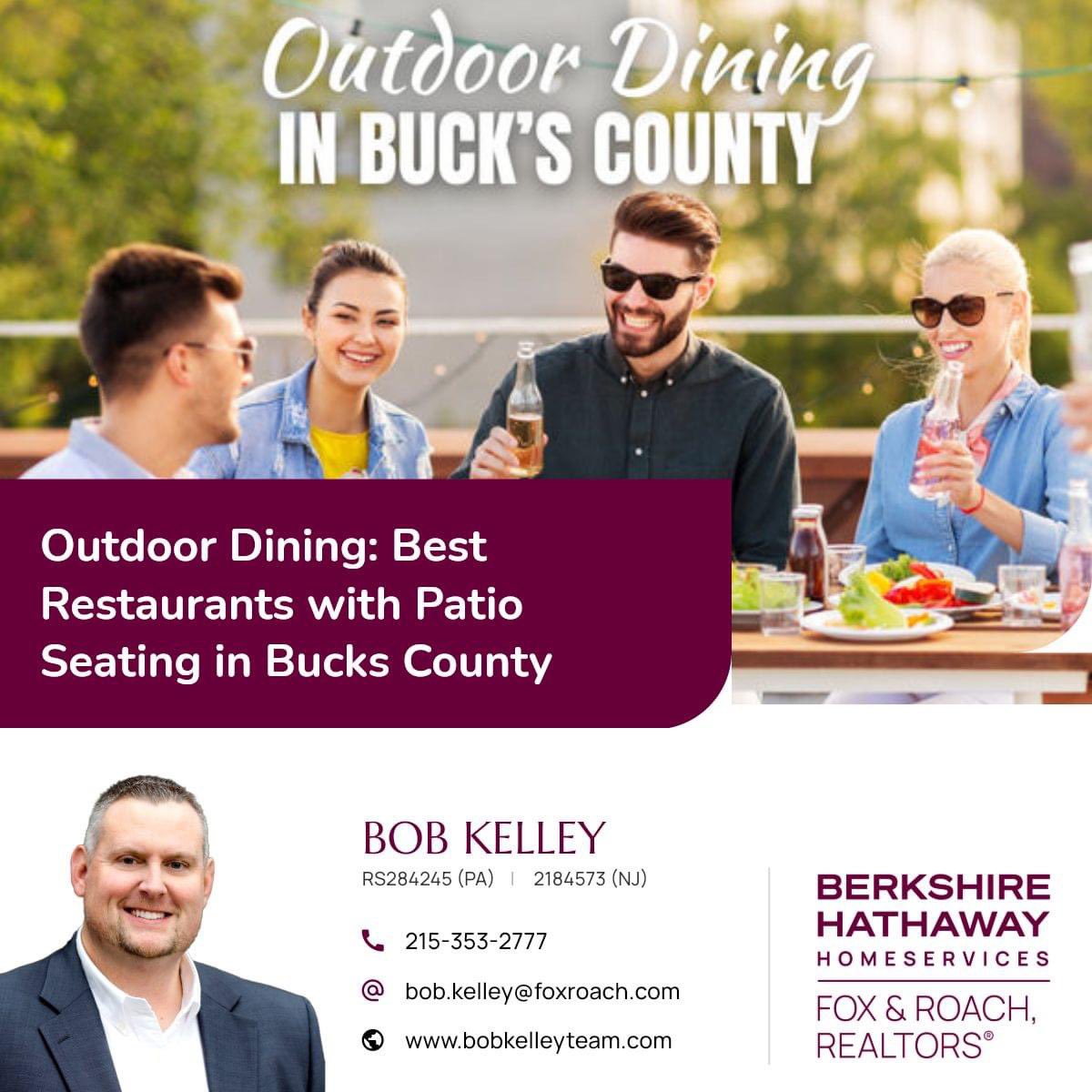 bobkelleyteam's tweet photo. 🍽️ 🍷 Looking for the best outdoor dining spots in Bucks County?

We've got you covered!

Explore these fantastic venues and experience the best of what Bucks County has to offer.

 Read more here: https://t.co/kTq2XVAdS1 https://t.co/iFpMcdEWSy