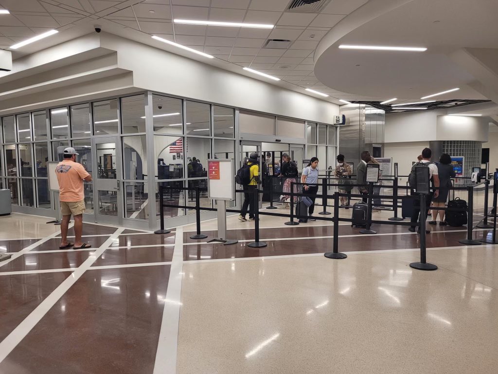 We are aware of the global outages affecting some airlines this morning. Please contact your airline directly for specific flight information. Thank you.