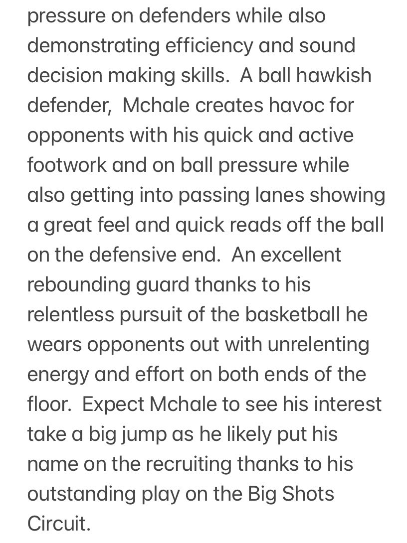Big Shots Spotlight!  Mchale Lancaster @_Ka1oo  6’0 2026 River City Reign (Henrico HS, VA) <a href="/BigShotsToday/">Hit The BIG SH🏀TS</a> <a href="/BigShotsGlobal/">BIG SH🏀TS</a>