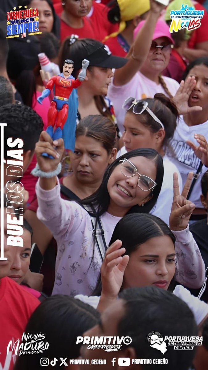 AuditoriaGobGP's tweet photo. Bendecido Viernes 📷#Portuguesa "A nosotros nos interesa que nuestra gente salga adelante con paz, seguridad y estabilidad. ¡El poder debe seguir siendo del Pueblo!"  Nicolás Maduro.  Síguenos 📷 https://t.co/l6RbHBhS6E #NicoVenceEnPortuguesa #PuebloVictorioso #MaduroPresidente https://t.co/M1fccM7PPK