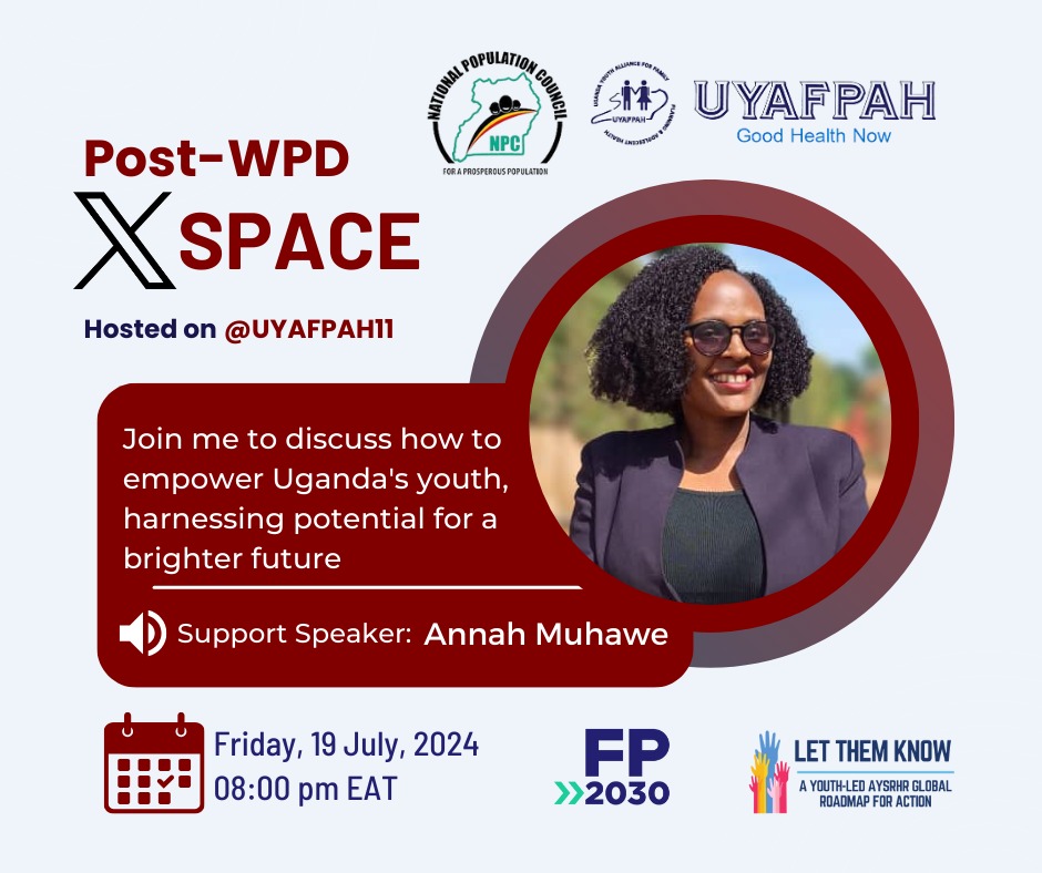 Uganda's youthful population  should not be a burden. Come let's discuss how together we can make the best out of it.  Catch you 8pm today.
