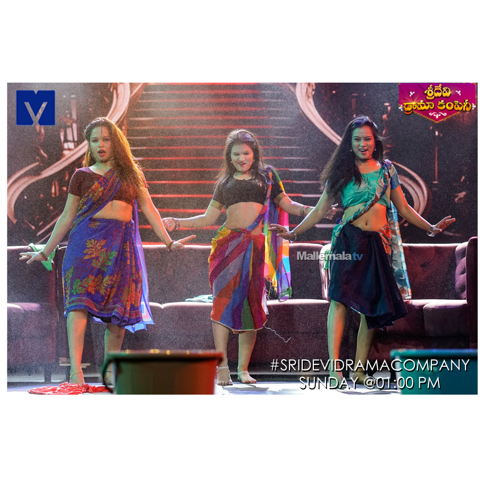 mallemalatv's tweet photo. #Tejaswini #Rishika #Tanusree #SrideviDramaCompany #SDC https://t.co/9xiJEX9JQz