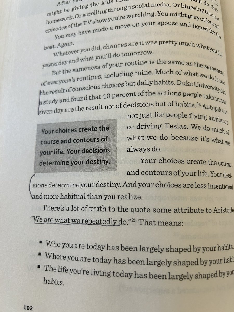 jonjakubowski's tweet photo. Your choices create the course and contours of your life. Your decisions determine your destiny.
@craiggroeschel
#thepowertochange https://t.co/QnLqN5cnO4