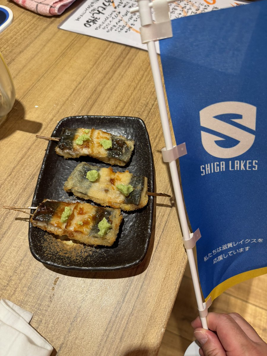 VmwjFSxauTYE7Si's tweet photo. いつ食べても一番美味しいうなぎ串😍
#王将クラブ
#Lakesup https://t.co/OFvC7WRh4J