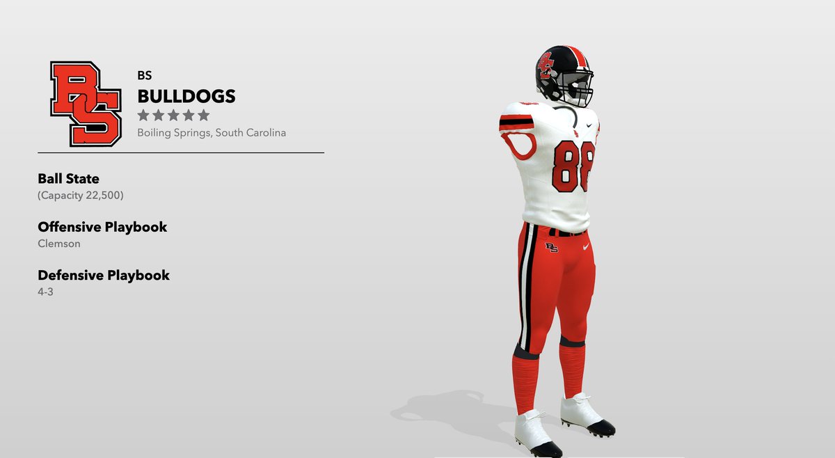 mattcpeeler's tweet photo. Living my dream of being a uniform designer in @EASPORTSCollege by re-designing my HS fb team. @BSH_recruits @AthleticsBSHS @proctorsdesign https://t.co/eRwzmXjD23