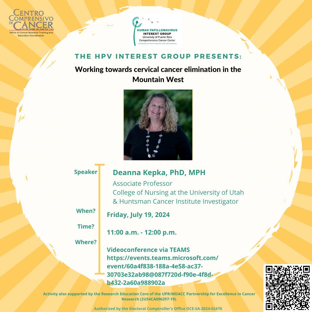 HPV Interest Group- UPRCCC tweet media