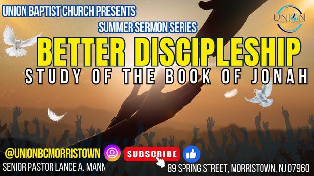 UnionMorristown's tweet photo. We are inviting you to join us this Sunday morning at 11 AM for Sunday Worship Encounter at Union BC of Morristown We will continue our study on the Book of Jonah, focusing on learning to become a better disciple of the Lord! #WeAreUnionNation #BuildingToBetter https://t.co/njNhwvXE0q