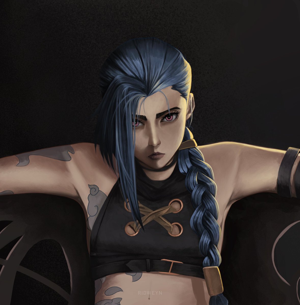 Jinx 

#LeagueOfLegends #Arcane #Jinx #fanart #illustrasion #painting
