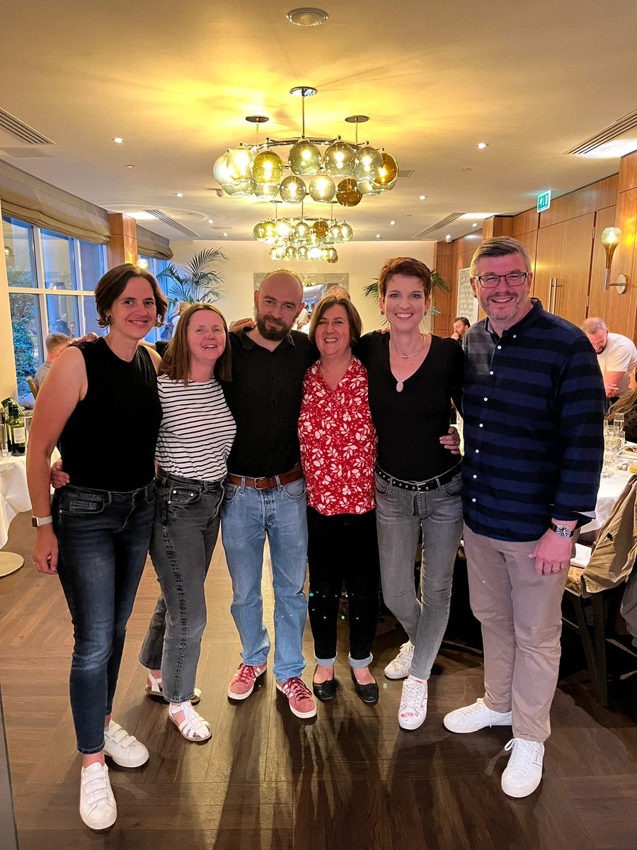 Celebrating 30 years at Connect for our exceptional Head of Conferences and Events, Fiona Gardner, at a dinner in Edinburgh with our staff gathered from across the U.K. and Ireland