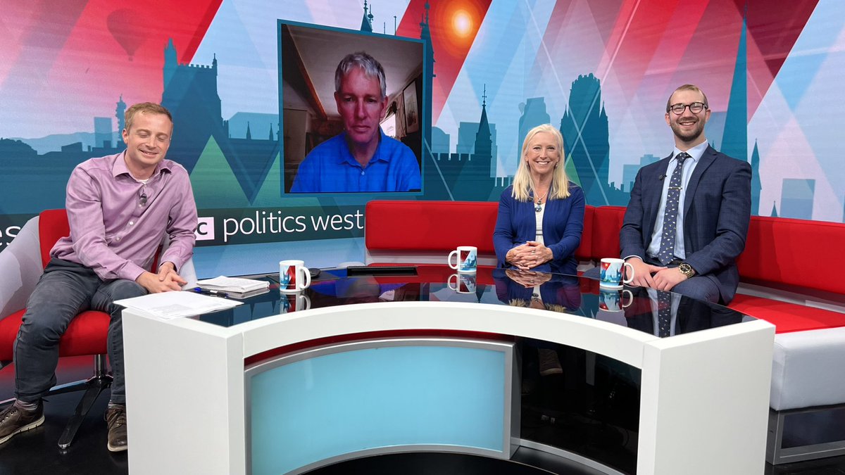 Tony Arnese (@tonyarnese) on Twitter photo In our final show this Sunday before the summer break we discuss the fresh calls for an emergency health & care budget, and how safe are our MPs? BBC One, 10am.
<a href="/WStone4SN/">Will Stone MP</a>
<a href="/rozsavageMP/">Roz Savage MP</a>
<a href="/danny__kruger/">Danny Kruger</a>
<a href="/DanOB1986/">Dan O'Brien</a>
#politicswest In our final show this Sunday before the summer break we discuss the fresh calls for an emergency health & care budget, and how safe are our MPs? BBC One, 10am.
<a href="/WStone4SN/">Will Stone MP</a>
<a href="/rozsavageMP/">Roz Savage MP</a>
<a href="/danny__kruger/">Danny Kruger</a>
<a href="/DanOB1986/">Dan O'Brien</a>
#politicswest