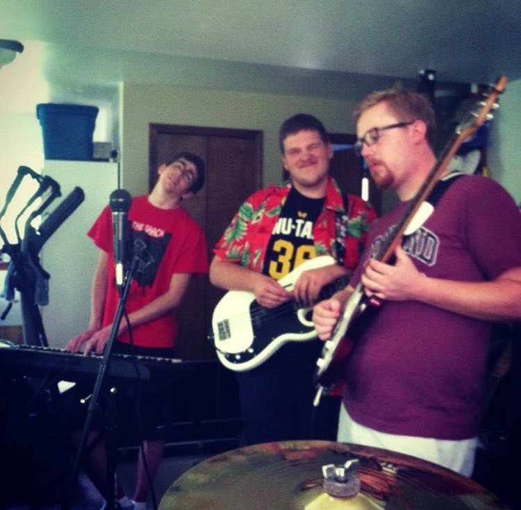 greymattermi's tweet image. One thing I’ve found to be universally true was that when the smash mouth man (rip) said “the years start coming and they don’t stop coming” he was correct. We had our first practice ten years ago today. Here’s a pic @drumforge took that day (hence why they’re not in it)