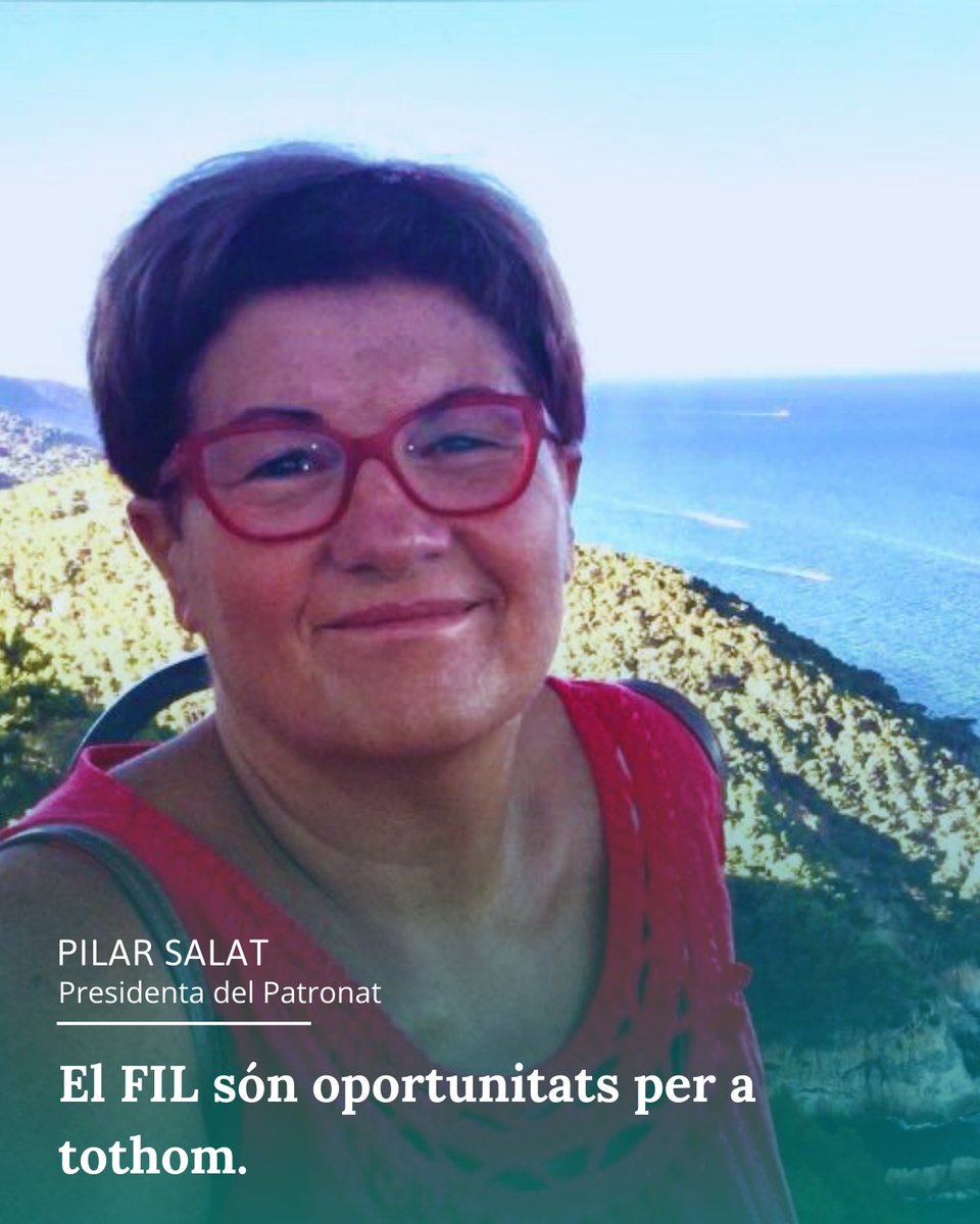 Fundacio_FIL's tweet photo. @eduardrivas @esparreguera @AjSesrovires @AbreraInforma @AjuntamentOlesa @collbato I acabem amb la presidenta del patronat, la Sra. @PilarSalat!

"Oportunitats per tothom". #SomFIL https://t.co/dskwD7oPyC