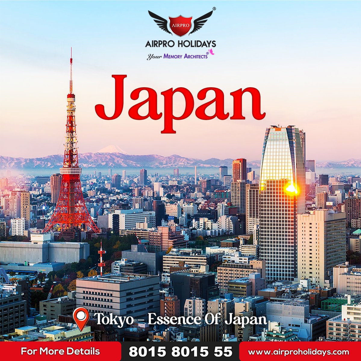 airproholidays's tweet photo. Start your vacations, It's time for your cultural exploration and touring in the historical and technological lands of Japan.

Contact: https://t.co/kPPQOh7xi0

#airproholidays #memoryarchitects #japan #tour #bestholidays #chennai #vacationexperiences #customizedholidays https://t.co/cx50SB7zW5