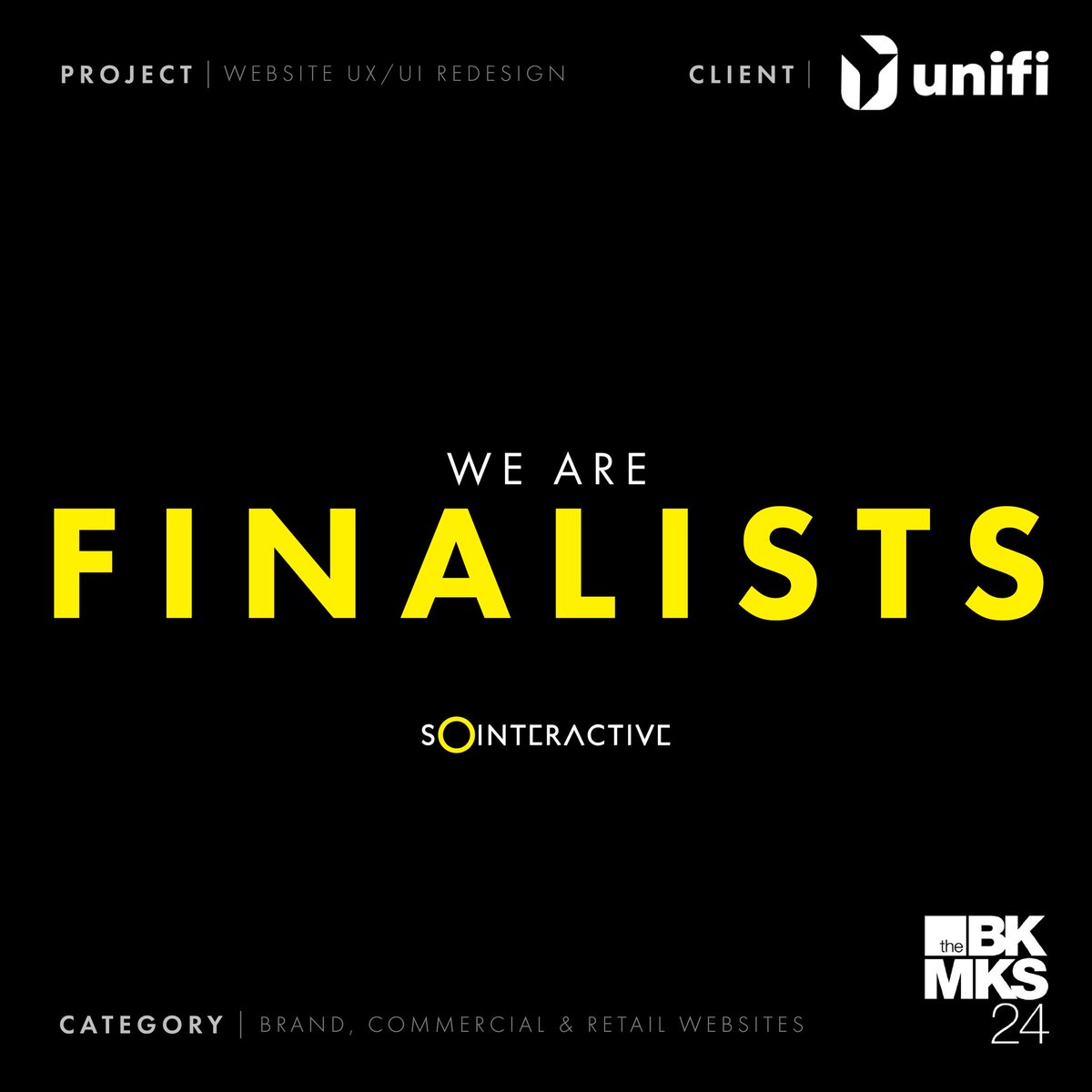 so_interactive's tweet photo. We are thrilled to announce that So Interactive is a finalist in the prestigious 2024 Bookmark Awards.

The work we created for the Unifi Africa Website Project impressed the judges and we are now in the running to win a prestigious Bookmark award.
#fintech #design #Bookmarks2024 https://t.co/rZS9a6T7P8