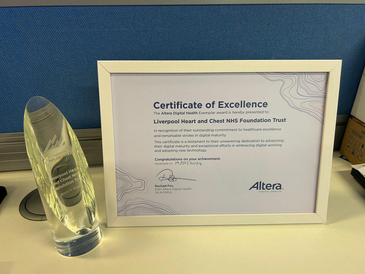 AHirrell's tweet image. Thrilled and proud of the Digital Systems Team at @LHCHFT for being awarded the Altera Exemplar Award today! The hard work and innovation has truly shone through. Congratulations to all! 🌟 #ProudMoment #TeamSuccess #Innovation @AlteraDH_UK