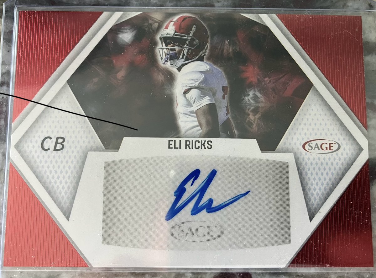 DavidNeiszPHL's tweet photo. To celebrate Eagles training camp starting this week, I'm giving away a signed Eli Ricks rookie card 
All you have to do is repost and follow me
Winner will be selected using a randomizer and posted a week later
(Dog hair on the card cover not included) https://t.co/w28qPo1arV