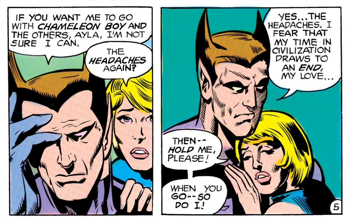 chelsdaniel280's tweet image. Timber Wolf and Light Lass 💕
(Legion of Super-Heroes #273 - Gerry Conway, Jim Janes, Frank Chiaramonte, Bob LeRose, and Ben Oda)
#TimberWolf #LightLass
#LegionOfSuperHeroes #dccomics