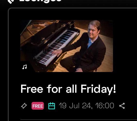 Pianist Daniel Roberts. Visit my homepage. tweet media