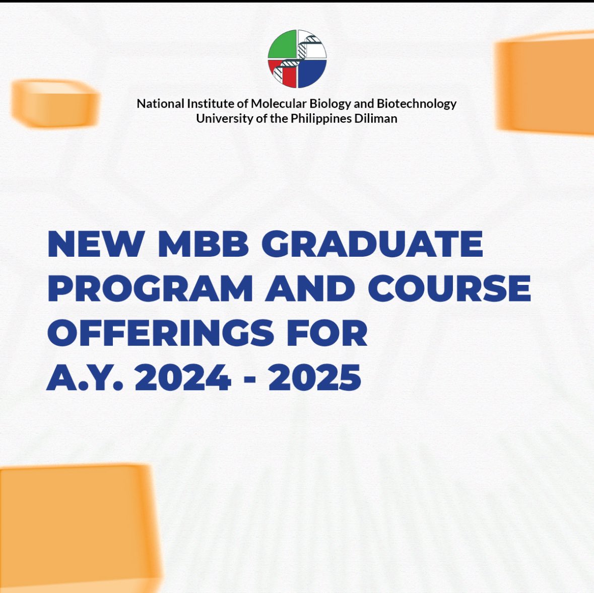 UPD_NIMBB's tweet photo. NIMBB- UP Diliman has new grad program and grad course offerings! https://t.co/xY1JNDCIJU