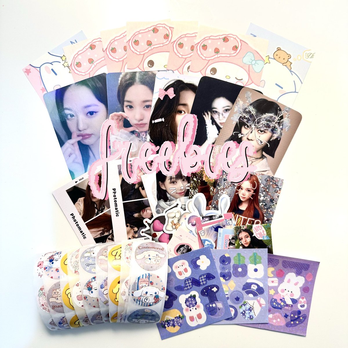 CLEARANCE SALE

💸 price on pict 💸

— 📍tangerang, ina
—  inc packing fee, exc 🍊 adm
—  not for sensitive buyer ! 

wts want to sell pc photocard aespa karina winter ningning giselle newjeans minji hanni danielle haerin hyein drama armageddon spicy get up weverse bluebook