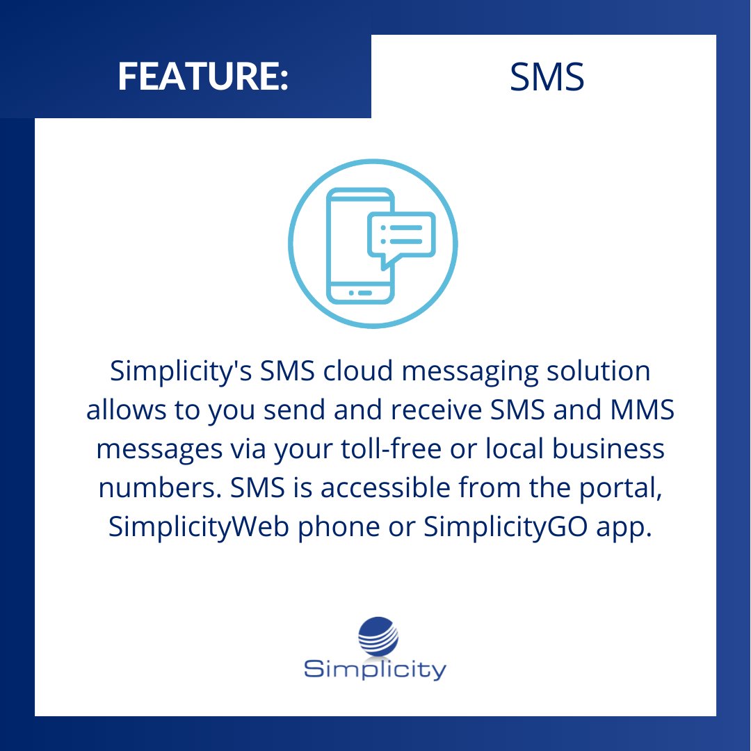 humphreys66amy's tweet image. Use Simplicity&apos;s SMS solution as a quick and efficient alternative to emails for simple questions, clarifications, or real-time updates. #FeatureFriday #SimplicitySMS #BusinessTexting #IntegratedTextingSolution
