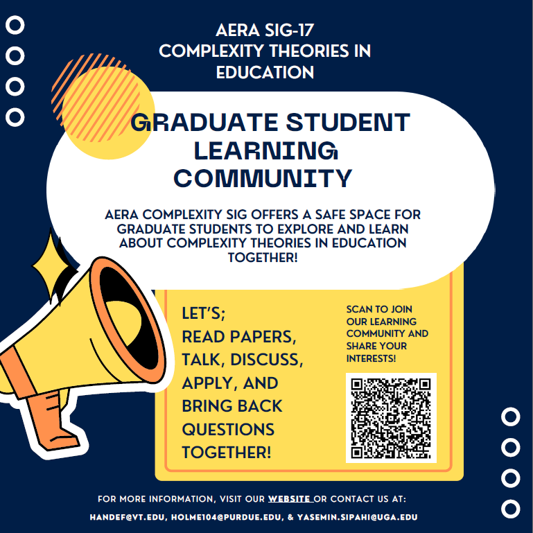 🎯Join our Complexity Learning Community (CLC)! 

This is your chance to connect with scholars, researchers, and educators; explore CDS, ask questions, discuss ideas, and learn in a supportive, judgment-free space 🌟

Sign up: forms.gle/6PS8FATzq54YGN…

#Community #gradstudents