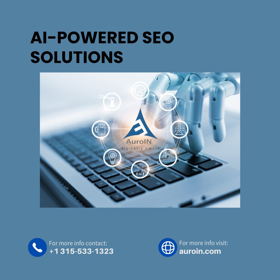 AuroIN's tweet image. Transform your online presence with #AISEOoptimization from #AuroIN. Elevate your search rankings, drive traffic, &amp;amp; achieve your business goals effortlessly. Contact us today at 315-533-1323 or email sales@auroin.com. auroin.com/digital-market…
#AISEO #AIPoweredSEO #DigitalMarketing