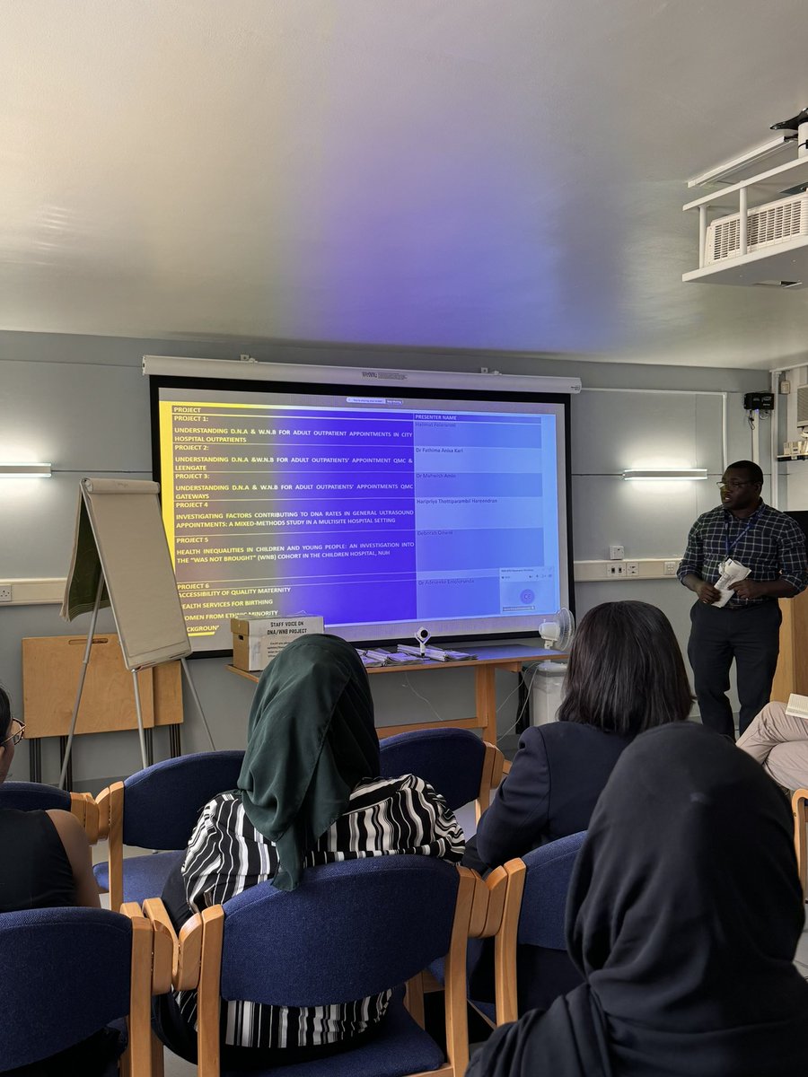 Fantastic to see the final Public Health projects completed by students from Nottingham Trent University #colloborativework #publichealth #healthinequalities