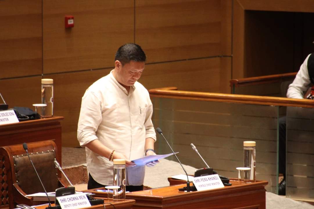 BiyuramWahgeBJP's tweet photo. Today, during the second session of the 8th Legislative Assembly, several significant bills were introduced, including the noteworthy, The Arunachal Pradesh Public Examination (Measures to Prevent Unfair Means in Recruitment) Bill, 2024 by Hon'ble CM Shri @PemaKhanduBJP ji. 1/2 https://t.co/yz7y8pkALC