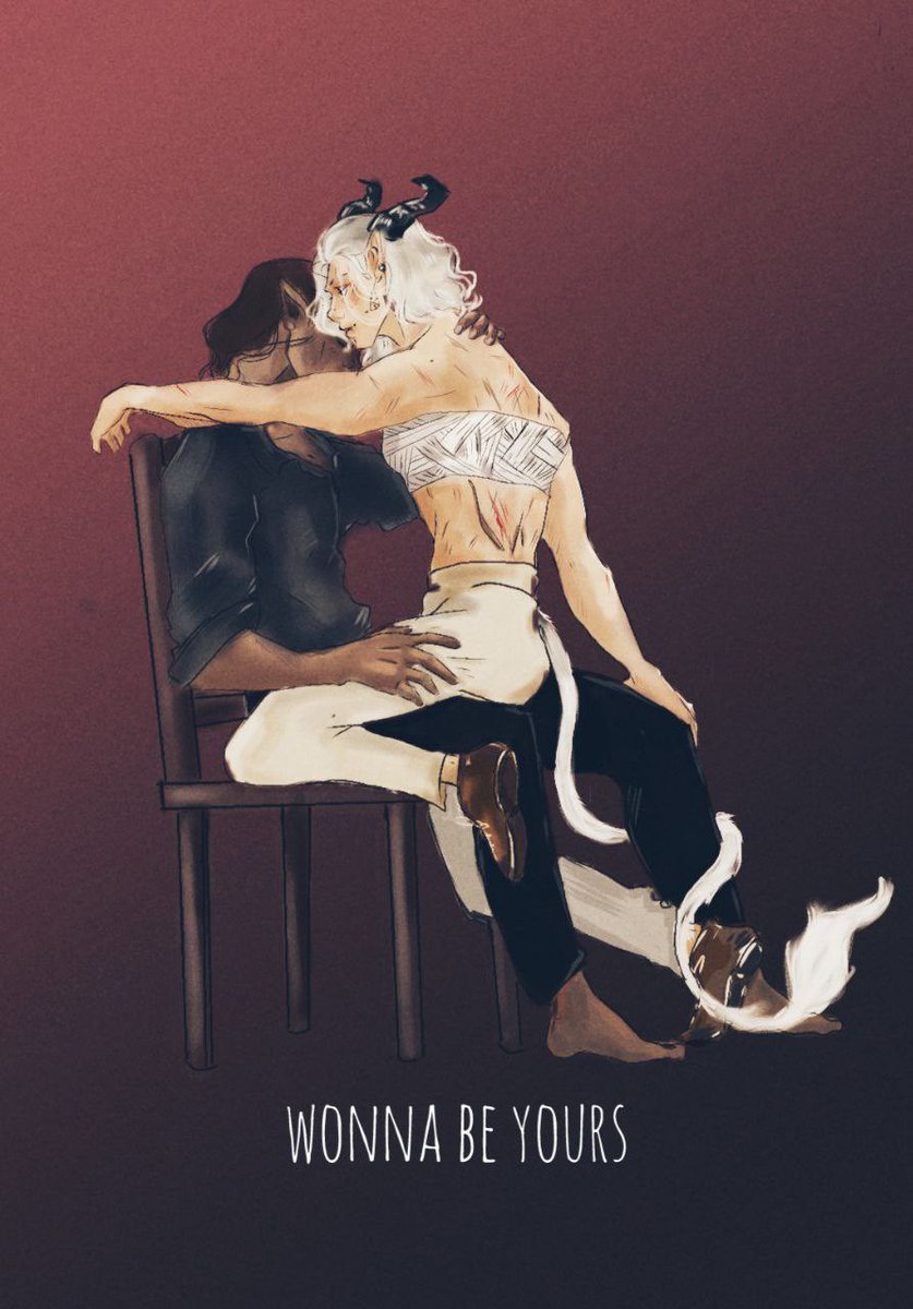 vash_poteryash's tweet image. Пока рисовала сюда подошла так же песня Imagine Dragons- Demons