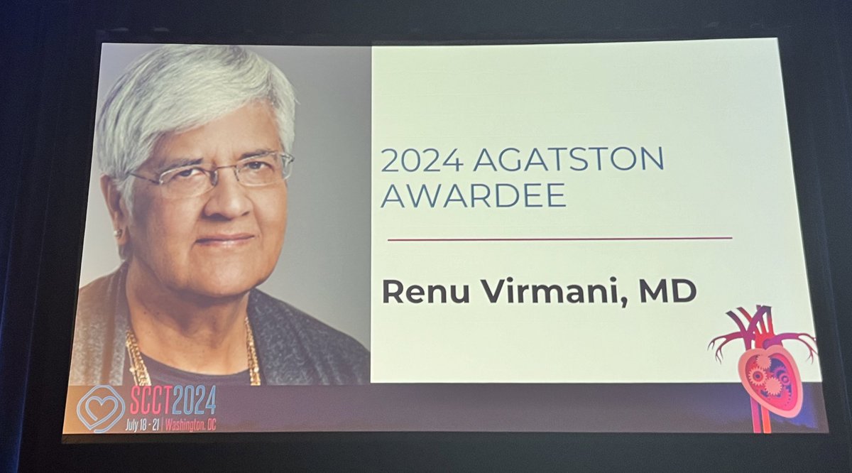 Ritu Thamman MD (@iamritu) on Twitter photo Renu Virmani wins Agatston Award at #SCCT2024
She is a legend in our understanding of atherosclerosis! Tells a humbling story of multiple family members who passed from CAD & inspired her work
#Congratulations <a href="/mirvatalasnag/">MIЯVΛƬ #IC</a> #ACCWIC Renu Virmani wins Agatston Award at #SCCT2024
She is a legend in our understanding of atherosclerosis! Tells a humbling story of multiple family members who passed from CAD & inspired her work
#Congratulations <a href="/mirvatalasnag/">MIЯVΛƬ #IC</a> #ACCWIC