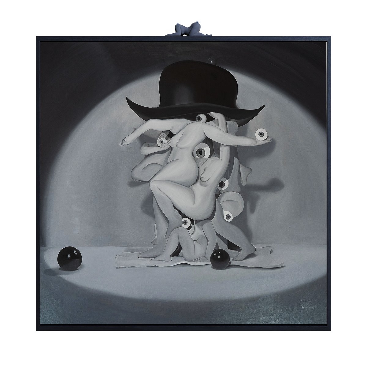 VLABgallery's tweet image. Pedro Hoz's work is based on his own imagery and focuses on compositions made up of anthropomorphs and other organic figures. Despite fleeing from concept and explanation, his work shows influences from Flemish art to Dadaism.

#art #artist #vlab #exhibition #artwork #PedroHoz