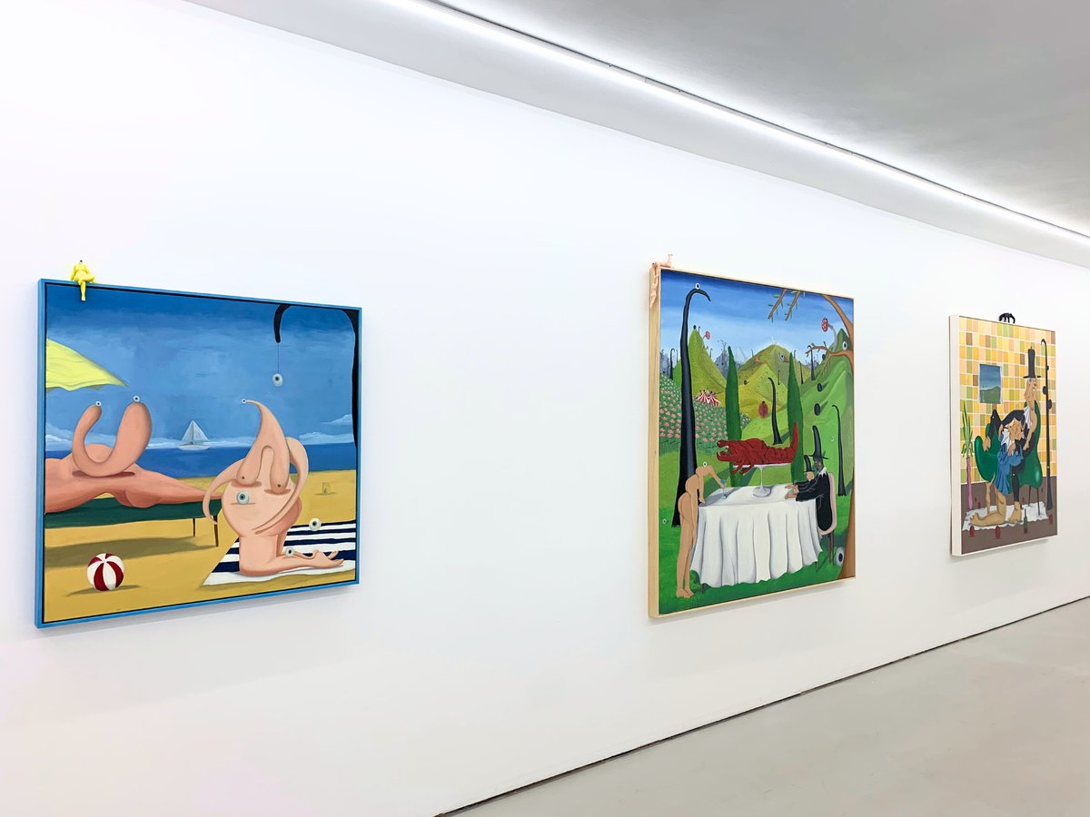 VLABgallery's tweet image. Pedro Hoz's work is based on his own imagery and focuses on compositions made up of anthropomorphs and other organic figures. Despite fleeing from concept and explanation, his work shows influences from Flemish art to Dadaism.

#art #artist #vlab #exhibition #artwork #PedroHoz