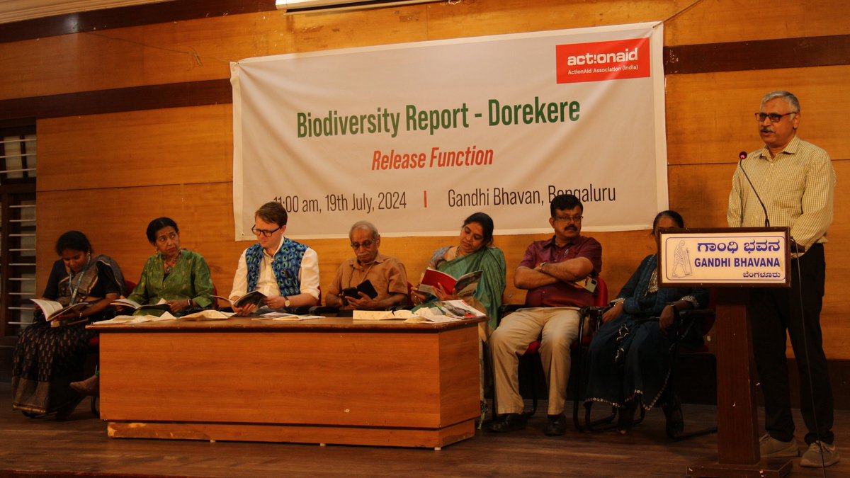 Biodiversity Report #Dorekere was released by environmentalists today
Process helped residents including Children, Youth &amp; others to get oriented to diversity
First step towards #conservation
Wish lake groups take up the task &amp; encourage communities to participate in conservation