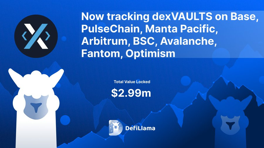 ARB_Universe's tweet photo. π§© @DefiLlama is now tracking @DexFinance #dexVaults on @PulsechainCom, @Arbitrum, @MantaNetwork @Optimism and 4 other chains
π§©#DexFinance is a real yield protocol offering an ecosystem of financial products that aims to provide safe and sustainable returns
π½ VISIT
https://t.co/gTlL2jRXSE
#ARB_Universe