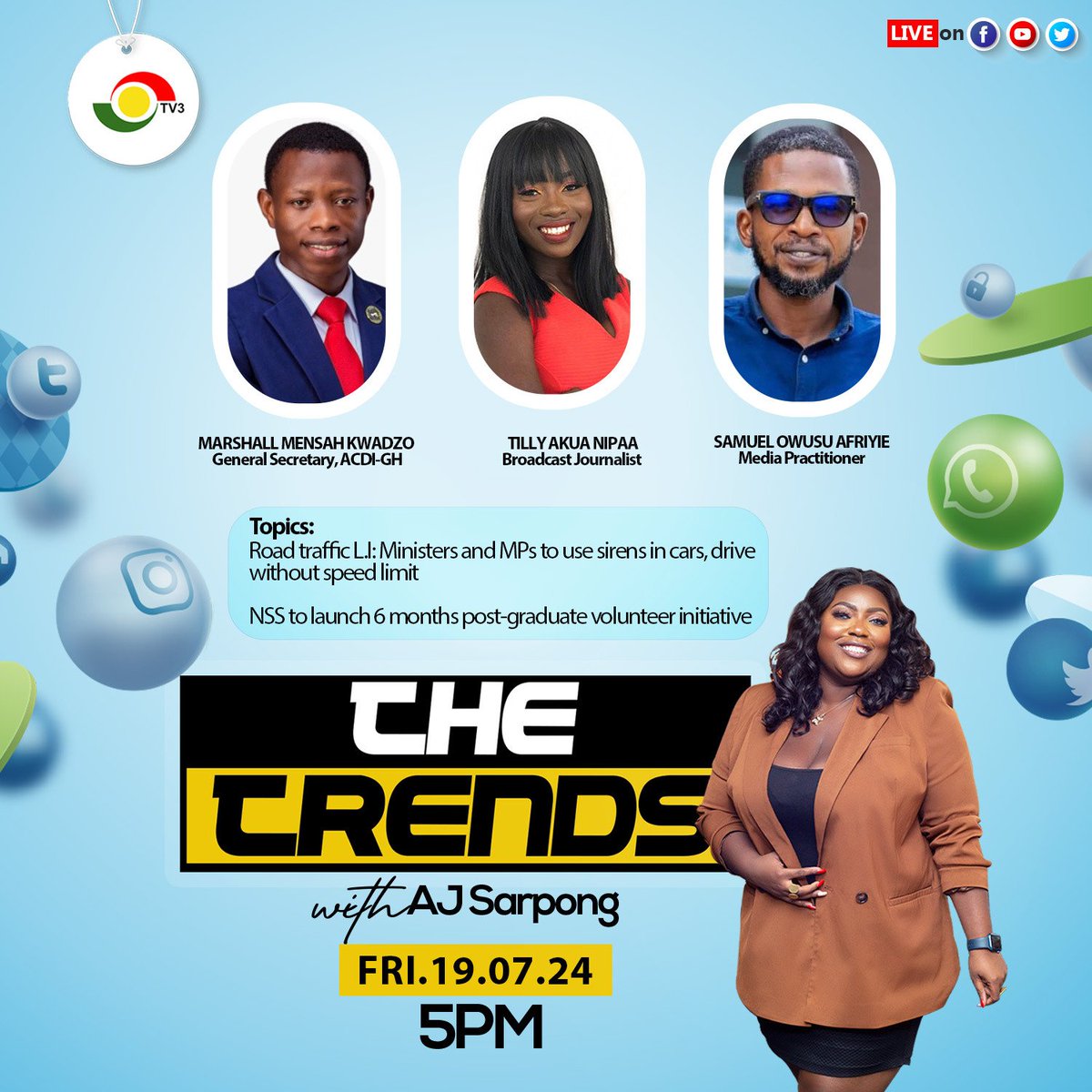 BobobeeMarshall's tweet photo. Please make a date with us at 5pm today on TV3 https://t.co/qRupf8NPdr