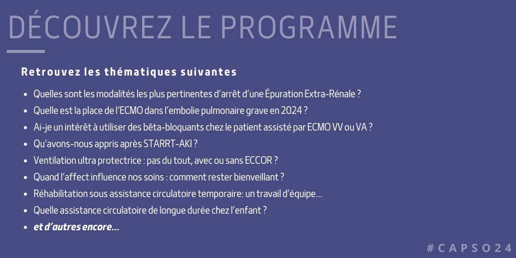 JournéesCAPSO (@journeescapso) on Twitter photo 📢🆕Découvrez dès à présent quelques-uns des sujets abordés lors de la 12e édition des Journées CAPSO !
➡ Pour en découvrir davantage sur les sessions de cette année, rendez-vous maintenant sur capso.fr/programme/ 📢🆕Découvrez dès à présent quelques-uns des sujets abordés lors de la 12e édition des Journées CAPSO !
➡ Pour en découvrir davantage sur les sessions de cette année, rendez-vous maintenant sur capso.fr/programme/