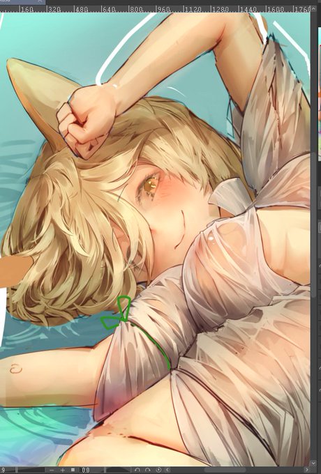 クリア記念に菅牧典ちゃん描いてる 