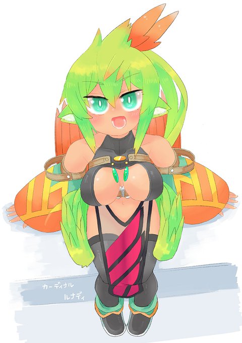 #暑いので褐色肌を貼ろう
鳥っこに褐色肌が多いことに気づいた。 