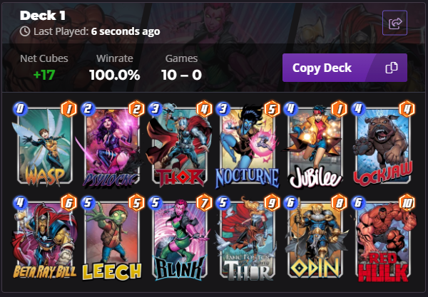 Combatsnap's tweet photo. 🔥New Video🔥

Not a bad start to the OTA for me this morning playing a Thors list! Blink was so cluth in this list 

⬇️gameplay below⬇️ https://t.co/FrDla5kzMx