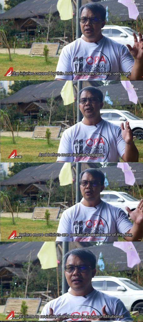 KATRIBU_PUP's tweet photo. [SILIP SA ULAT]

“Mga Mukha ng Paninindigan: Paglaban sa Terrorist Designation” (ALAB Human Rights Day Special)
ng AlterMidya at ALAB kasama ang Northern Dispatch 

#JunkTerrorLaw
#DefendTheDefenders
#ActivistsNotTerrorists https://t.co/zpKhVN3arM