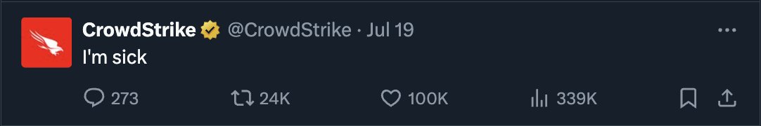 aaronp613's tweet photo. CrowdStrike be like https://t.co/SDKXjdFqzI