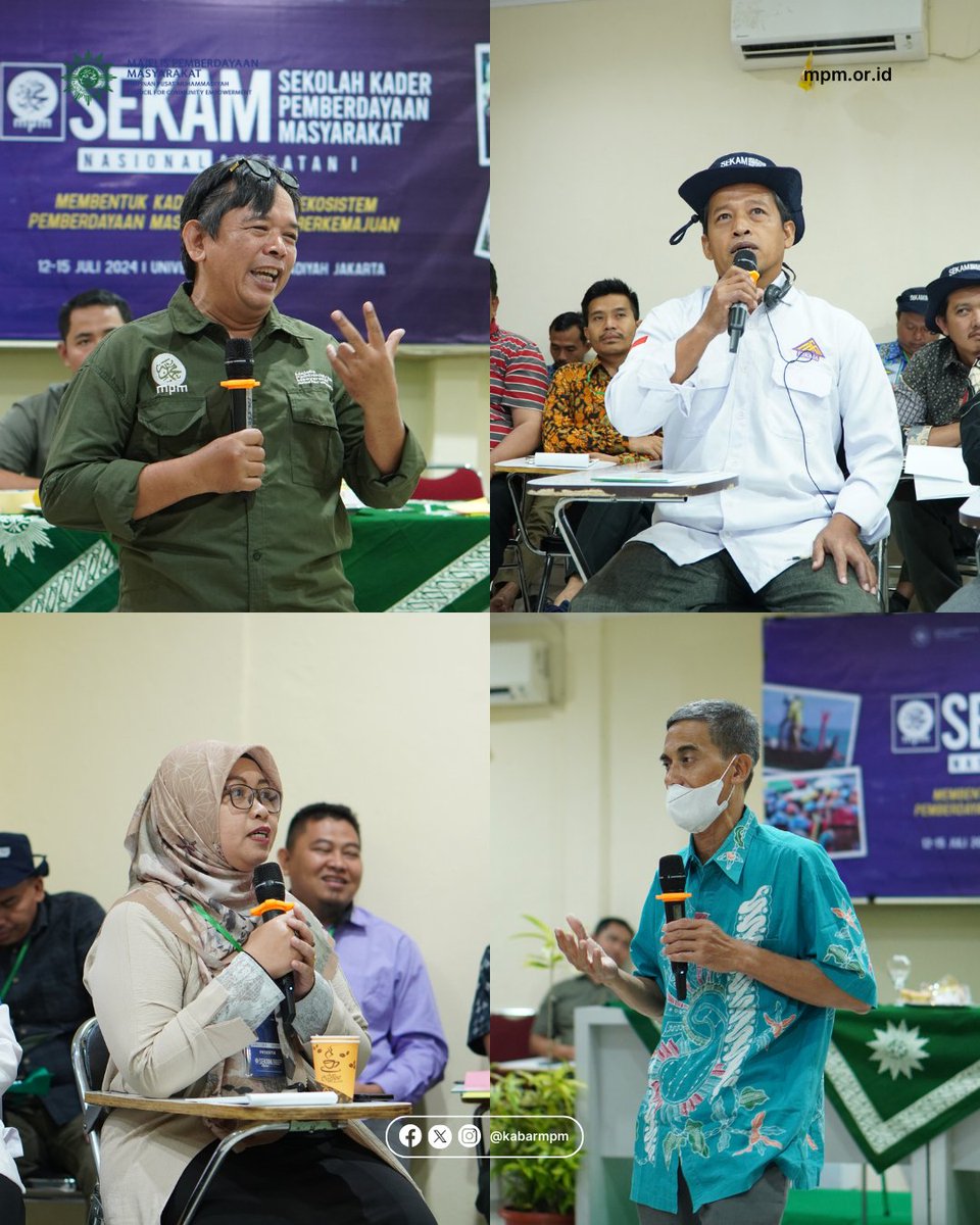 kabarmpm's tweet photo. Halo SobatMPM๐ค
MPM PP Muhammadiyah pada 12-15 Juli telah menyelenggarakan Sekolah Kader Pemberdayaan Masyarakat (SEKAM) Nasional Angkatan Pertama di Universitas Muhammadiyah Jakarta.
#KabarMPM #MajelisPemberdayaanMasyarakat #SekolahPemberdayaanMasyarakat #SEKAM #SEKAMNasional https://t.co/YOrJwSAfpe