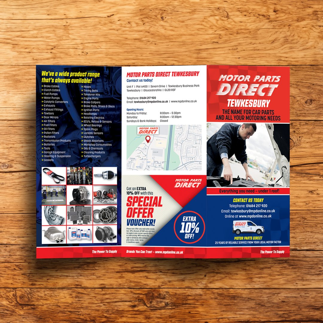 allthings_print's tweet photo. https://t.co/LfssNSK1Tf

Attract new customers in your area with eye-catching, cost-effective leaflets.

#printing #motorpartsdirect #leaflets https://t.co/4DUk2KfVLQ