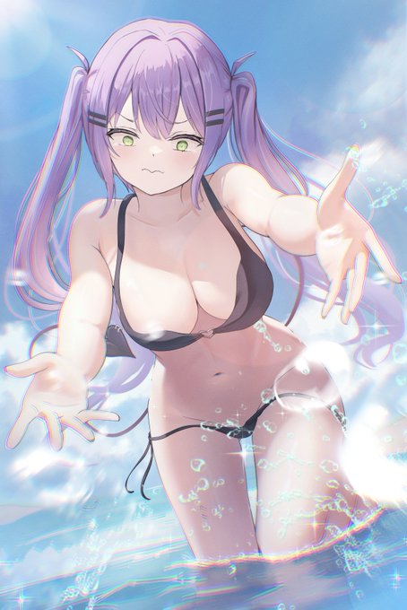 #TOWART #hololive 
はしゃぎすぎたトワ様 