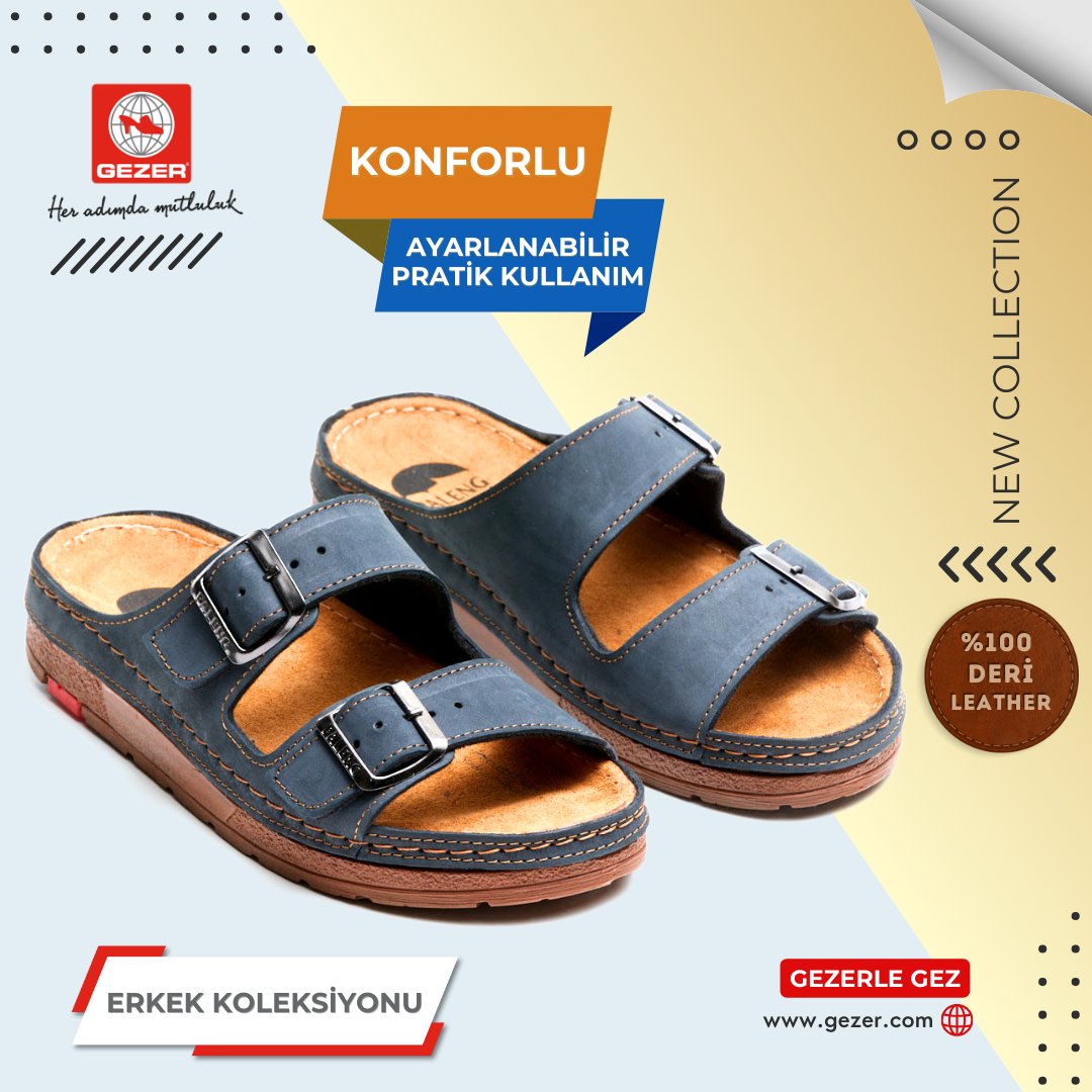 PalengTurkiye's tweet photo. Paleng Yazlık Hakiki Deri Erkek Terlikleri ile Şıklık ve Konfor Bir Arada!  

#gezerayakkabı #gezerterlik #leathershoes #leather #paleng #geleceğeadımlar #şık #konfor #moda #yaz #terlik #ayakkabı #shoes #slippers #heradımdamutluluk https://t.co/ex3bv939tR