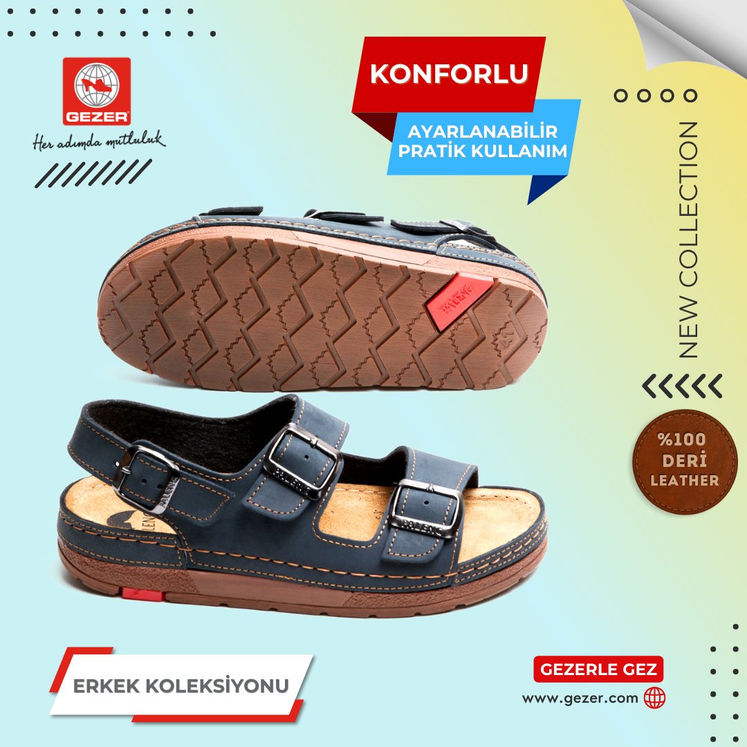PalengTurkiye's tweet photo. Paleng Yazlık Hakiki Deri Sandaletleri ile Konforlu ve Şık Adımlar!  

#Paleng #YazModası #HakikiDeri #KonforluAdımlar #sandals #slippers #shoes #geleceğeadımlar #gezerterlik #gezerayakkabı #hakikideri #leathershoes #erkekterlik #Terlik #ayakkabı #heradımdamutluluk https://t.co/mj8JGUVsgh