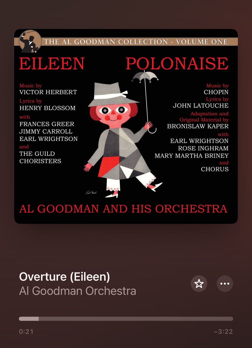 castalbummaster's tweet photo. Next Up: #Eileen #VictorHerbert #HenryBlossom #Polonaise #Chopin #JohnLatouche #AlGoodman #StudioCast @stagedoorlondon https://t.co/3a0ob4Vp8E
