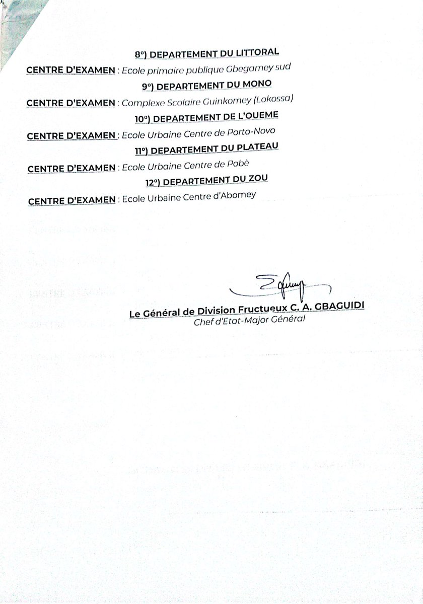 actionsMempBj's tweet photo. (...) consultées dans les Directions Départementales des Enseignements Maternel et Primaire, les Directions Départementales de la Police Républicaine et à la Direction des Écoles et Sports.

Ci-dessous les détails sur la liste des centres de composition retenus par département 👇 https://t.co/N07fGBIU1z