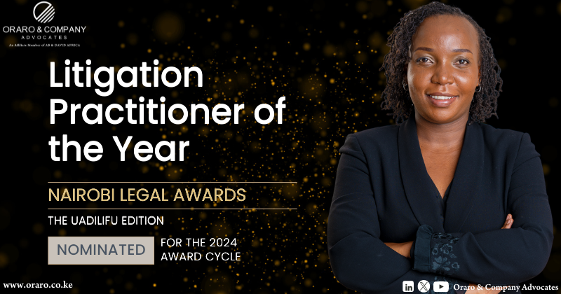 OCOAdvocates's tweet photo. We are pleased to announce the nomination of #ourveryown Partner Noella Lubano for the Nairobi Legal Awards Uadilifu Edition in the Litigation Practitioner of the Year Category 2024.
#NairobiLegalAwards #NLA2024 #LitigationExcellence https://t.co/tzNha5waVr